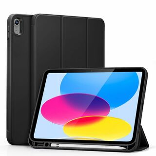 色:ブラックESR iPad 第10世代 ケース 202 10.9インチ対応(タブレット)