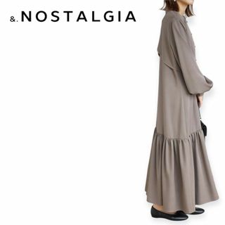 &. NOSTALGIA フリルケープ裾ティアードワンピース(その他)