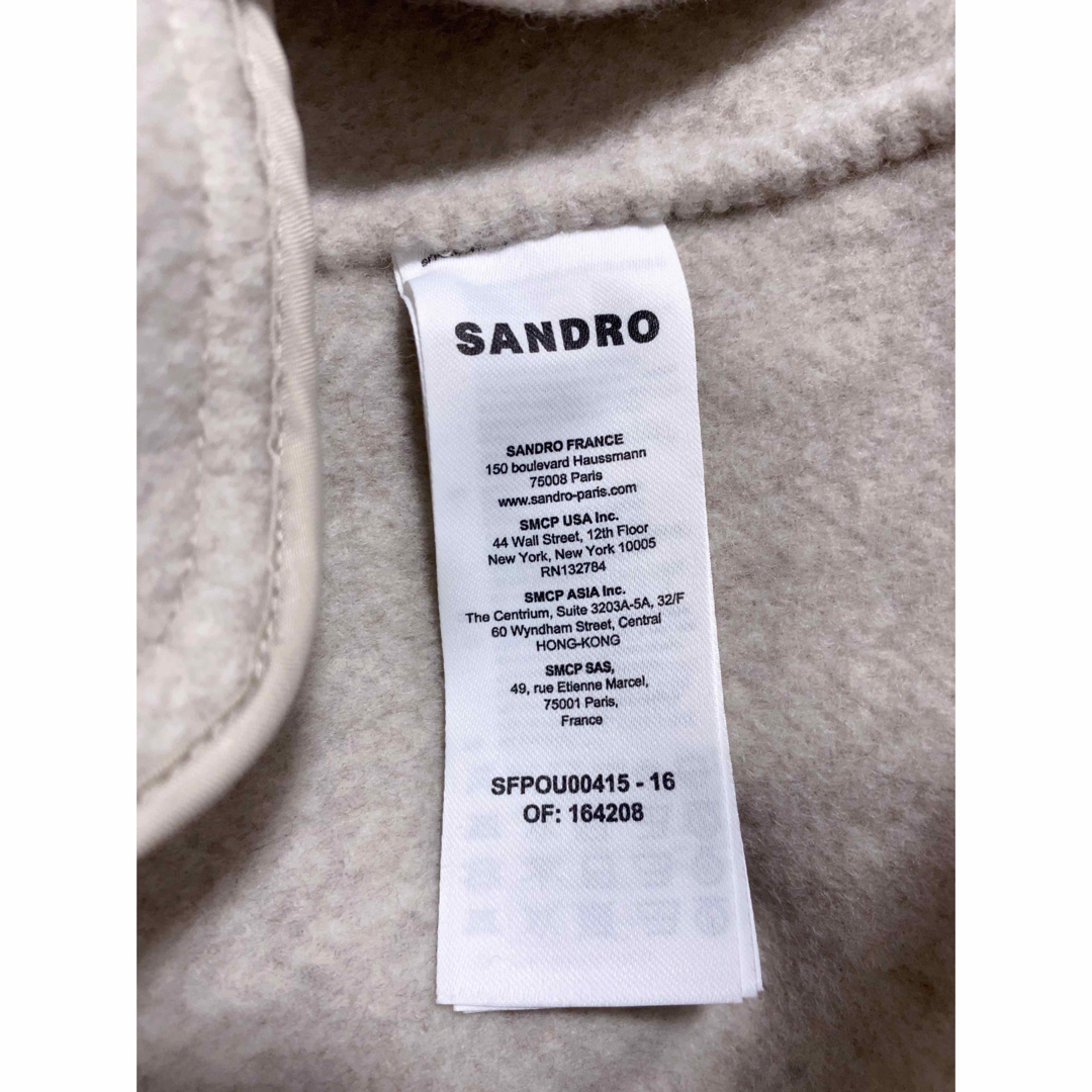 Sandro(サンドロ)のSANDRO ウール混フェルトブレザー レディースのジャケット/アウター(テーラードジャケット)の商品写真