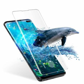 【人気商品】Galaxy S10Plus ガラスフィルム ギャラクシー S10プ(その他)