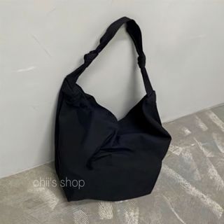 ビッグ ショルダーバッグ キャンバス 帆布 バッグ 黒 海外通販 男女兼用 新品(ショルダーバッグ)