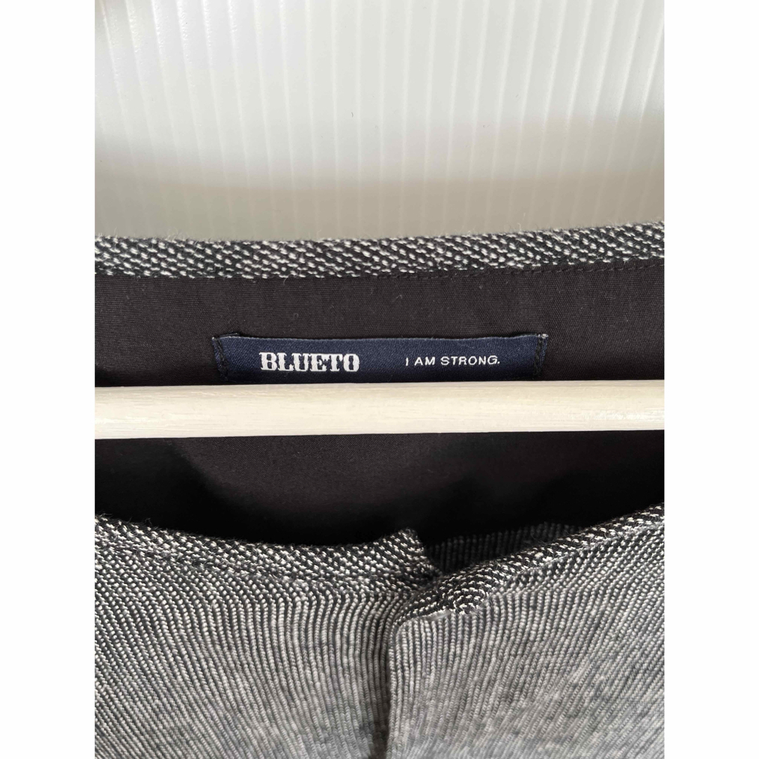 BLUETO　ブルート　ワイドシルエットカーディガン　クルーネック　L　ブラック メンズのトップス(カーディガン)の商品写真