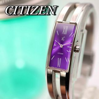 シチズン(CITIZEN)の極美品 CITIZEN xC クロスシー スクエア レディース腕時計 804(腕時計)