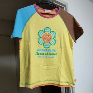 angelblue - レア　平成レトロ　エンジェルブルー　tシャツ  Ｌ160　フラワー　当時物