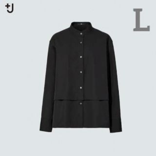 ジルサンダー(Jil Sander)のユニクロ×ジルサンダー スーピマコットンシャツジャケット L(シャツ/ブラウス(長袖/七分))