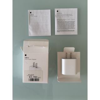アップル(Apple)のAPPLE USB-C電源アダプタ MHJA3AM/A(バッテリー/充電器)