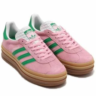 アディダス(adidas)の【新品】24.5㎝ アディダス GAZELLE BOLD W ガゼル ピンク(スニーカー)