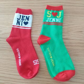 ジェニィ(JENNI)の美品JENNI シスタージェニィ クルーソックス 靴下 2足組(靴下/タイツ)