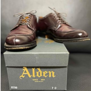 オールデン(Alden)のALDEN オールデン　Vチップ シューズ　コードバン(ドレス/ビジネス)