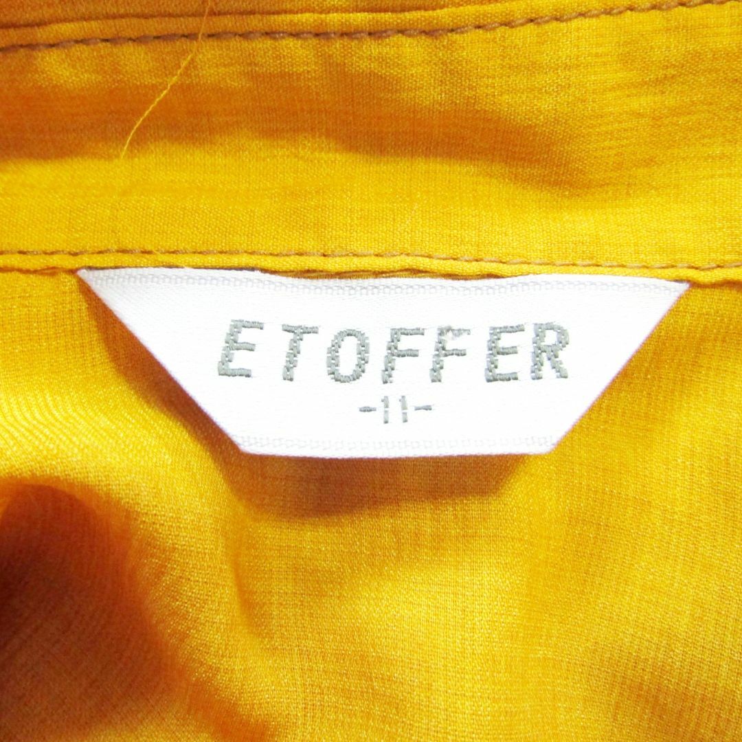 ETOFFER　エトフェ　ショートスリーブシャツ　11号 レディースのトップス(シャツ/ブラウス(半袖/袖なし))の商品写真