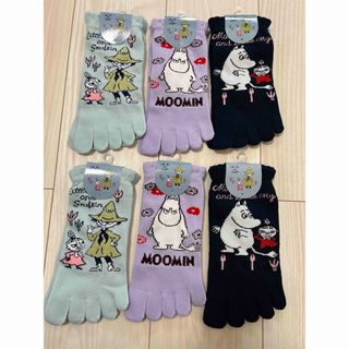 MOOMIN - 靴下　ソックス　5本指ソックス　6足セット