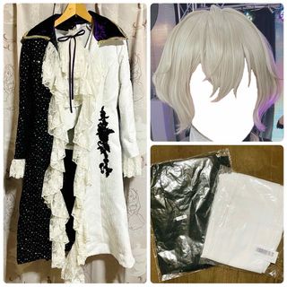 ミュージカル 刀剣乱舞 刀ミュ 双騎出陣 髭切 ライブ 衣装 ウィッグ コスプレ(衣装一式)