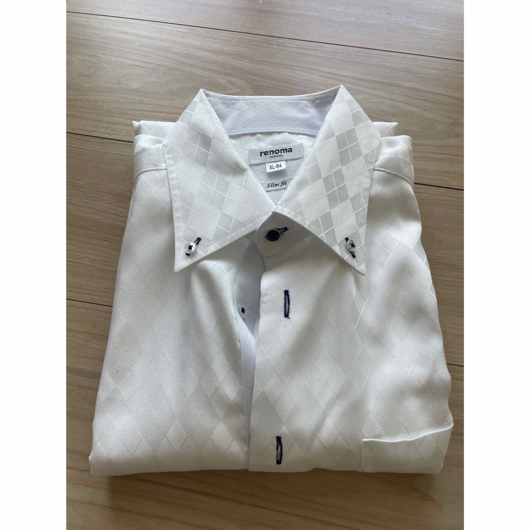 RENOMA(レノマ)の【Y008】メンズワイシャツ　renoma 長袖　XL 86 メンズのトップス(シャツ)の商品写真