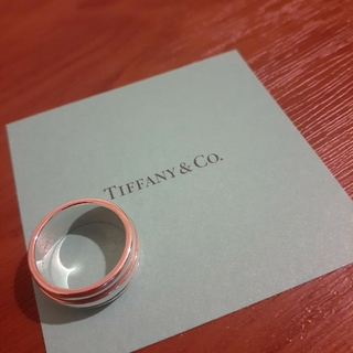 Tiffany & Co. - ティファニーグループドダブルラインリング  希少