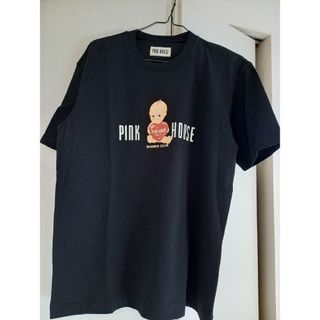 ピンクハウス(PINK HOUSE)のピンクハウス　キューピー柄　Tシャツ　黒　L(Tシャツ(半袖/袖なし))