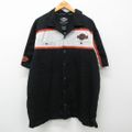 XL★古着 ハーレーダビッドソン Harley Davidson 半袖 シャツ…