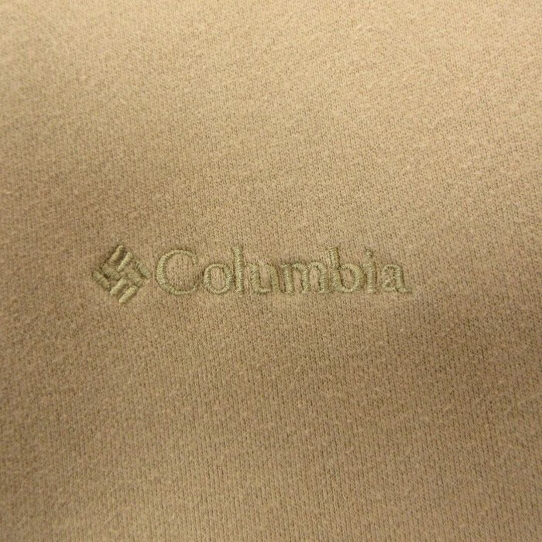 Columbia(コロンビア)のXL★古着 コロンビア COLUMBIA Columbia 長袖 スウェット メンズ 00年代 00s ワンポイントロゴ クルーネック 薄茶 ブラウン 24apr18 中古 スエット トレーナー トップス メンズのトップス(パーカー)の商品写真