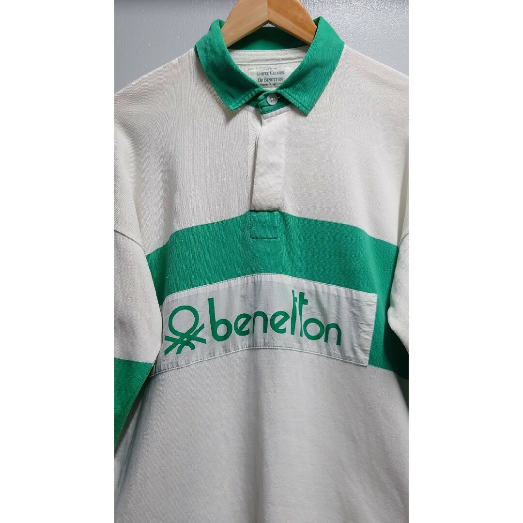 UNITED COLORS OF BENETTON.(ユナイテッドカラーズオブベネトン)の90’s UNITED COLORS OF BENETTON  ラガーシャツ メンズのトップス(シャツ)の商品写真