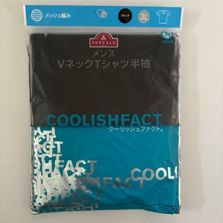 イオン(AEON)のVネックTシャツ 半袖 3L(Tシャツ/カットソー(半袖/袖なし))