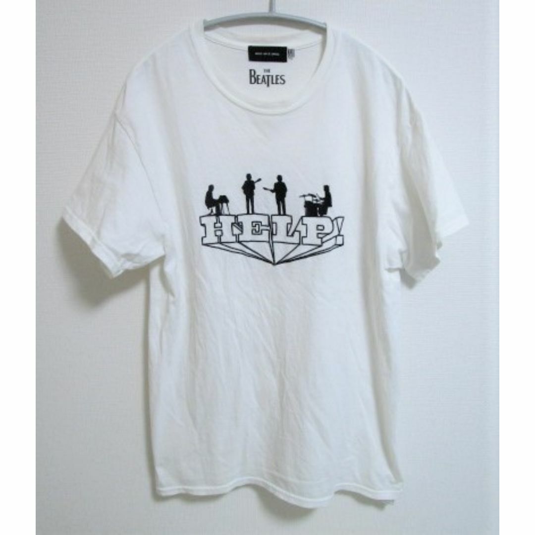 GOOD ROCK SPEED(グッドロックスピード)のGOOD ROCK SPEED×ビートルズ　HELP　刺繍Tシャツ メンズのトップス(Tシャツ/カットソー(半袖/袖なし))の商品写真