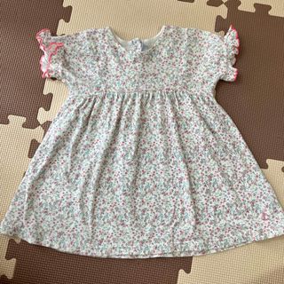 プチバトー(PETIT BATEAU)のプチバトー  小花柄ワンピース(ワンピース)