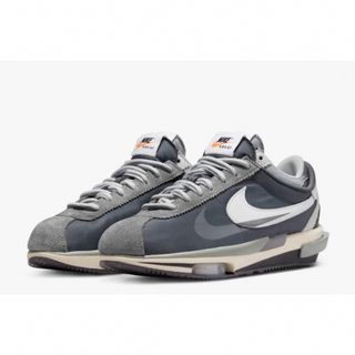 ナイキ(NIKE)のSACAI × ZOOM CORTEZ SP "GREY" DQ0581-001(スニーカー)