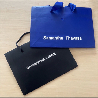 サマンサタバサ(Samantha Thavasa)の【最安値】サマンサタバサ&キングズ　ショッパーセット(ショップ袋)