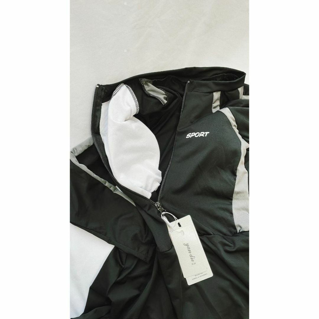 Lラッシュガード　水着　ワンピース　　長袖　体系カバー　スカート　海　プール レディースの水着/浴衣(水着)の商品写真