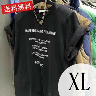 Tシャツ トップス ハン半そで ラウンドネック レディース　XL(Tシャツ(長袖/七分))