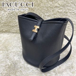 イアクッチ(IACUCCI)の★極美品★イアクッチ テア バケット ショルダーバッグ ブラック(ショルダーバッグ)