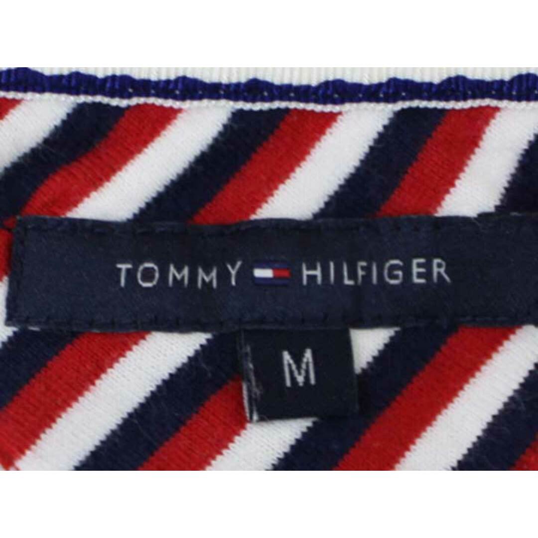 TOMMY HILFIGER(トミーヒルフィガー)の【夏物新入荷】■TOMMY HILFIGER/トミーヒルフィガー■Vネックカットソー/半袖 マルチカラー レディース M【中古】夏 814042 レディースのトップス(Tシャツ(半袖/袖なし))の商品写真