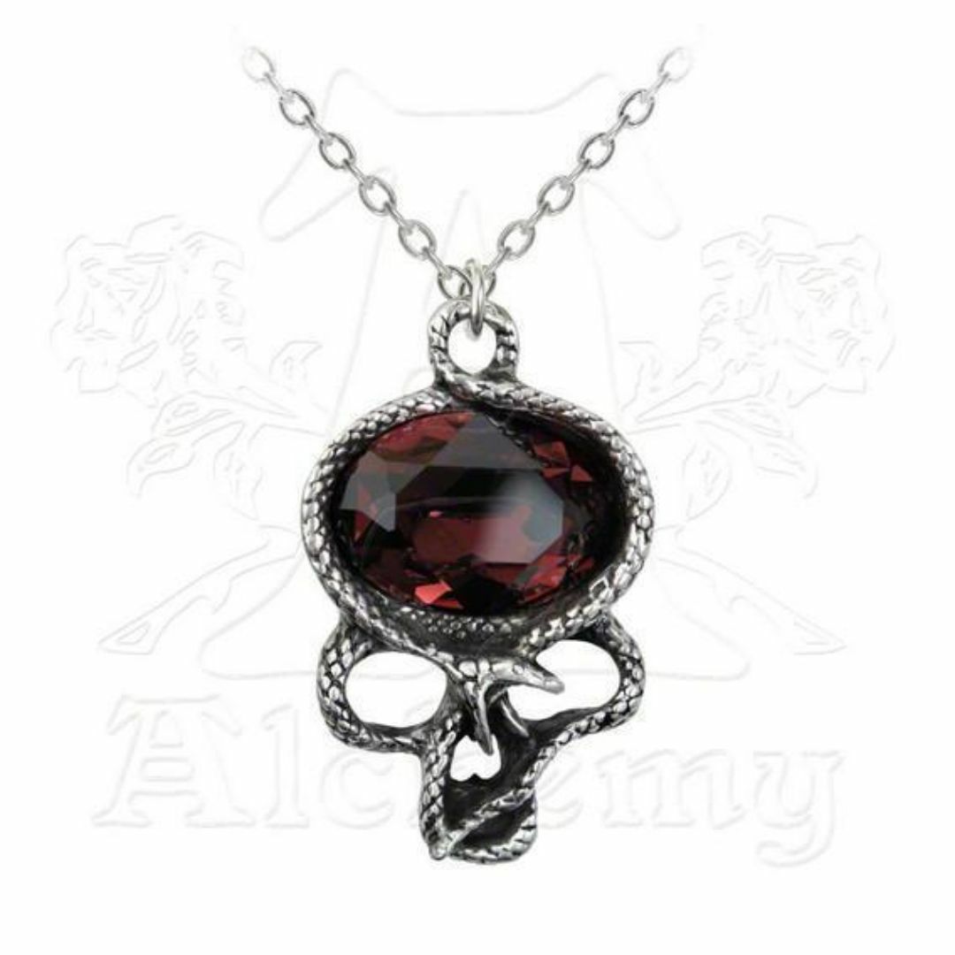 ALCHEMY GOTHIC: SKULL &SNAKE LONG DANGER レディースのアクセサリー(ネックレス)の商品写真