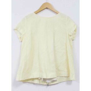 ソーノ(Sono)の【夏物 新入荷】☆Sono/ソーノ☆バックジップカットソー/カットソー/Tシャツ/半袖 イエロー/黄 レディース M【中古】夏 814042(Tシャツ(半袖/袖なし))