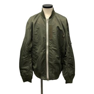 サカイ(sacai)の美品 サカイ sacai ナイロンツイルブルゾン×MADSAKI メンズ 4(ナイロンジャケット)