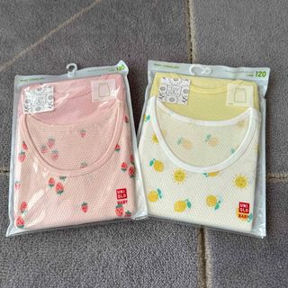 ユニクロ(UNIQLO)の【新品】ユニクロ　コットンメッシュタンクトップ(下着)