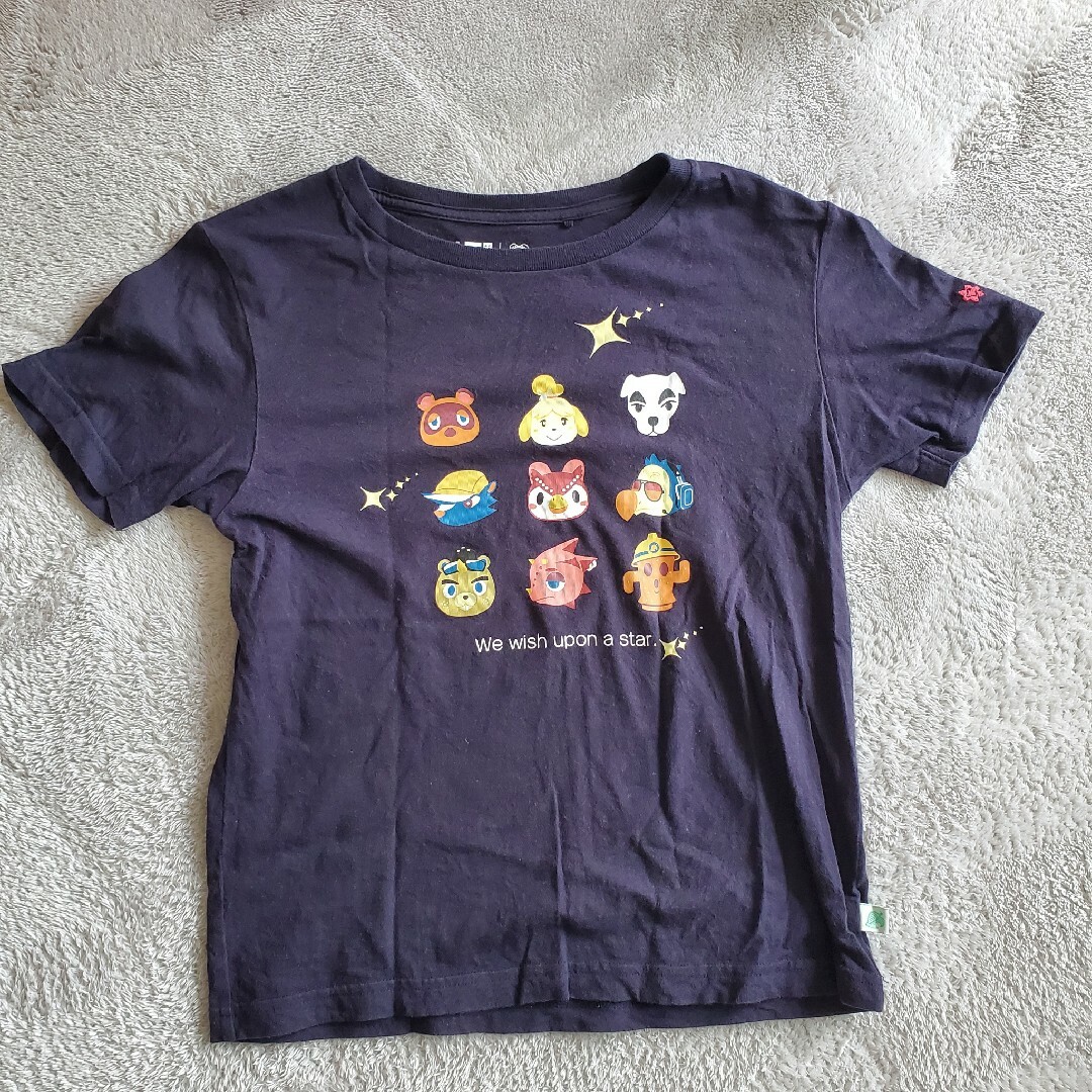 【あつ森】Tシャツ【ユニクロ】 キッズ/ベビー/マタニティのキッズ服男の子用(90cm~)(Tシャツ/カットソー)の商品写真