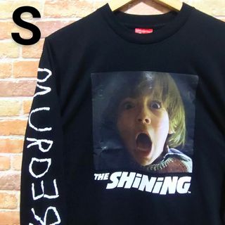 【新品】映画 シャイニング Tシャツ ロンT S ブラック 男の子 ビックリ(Tシャツ/カットソー(七分/長袖))