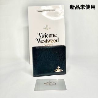 ヴィヴィアンウエストウッド(Vivienne Westwood)の★新品未使用★ Vivienne Westwood 二つ折り財布　ブラック(財布)