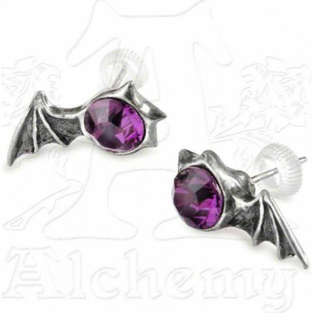 ALCHEMY GOTHIC: Matins Bat Earrings pair レディースのアクセサリー(ピアス)の商品写真