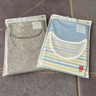 ユニクロ(UNIQLO)の【新品】ユニクロ　コットンメッシュタンクトップ(下着)