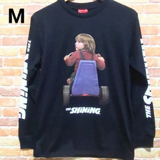 【新品】映画 シャイニング ロンT Tシャツ M ブラック 男の子 車 プリント(Tシャツ/カットソー(七分/長袖))