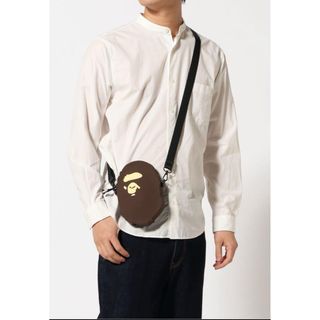 Bape head ape shoulder silicon bag