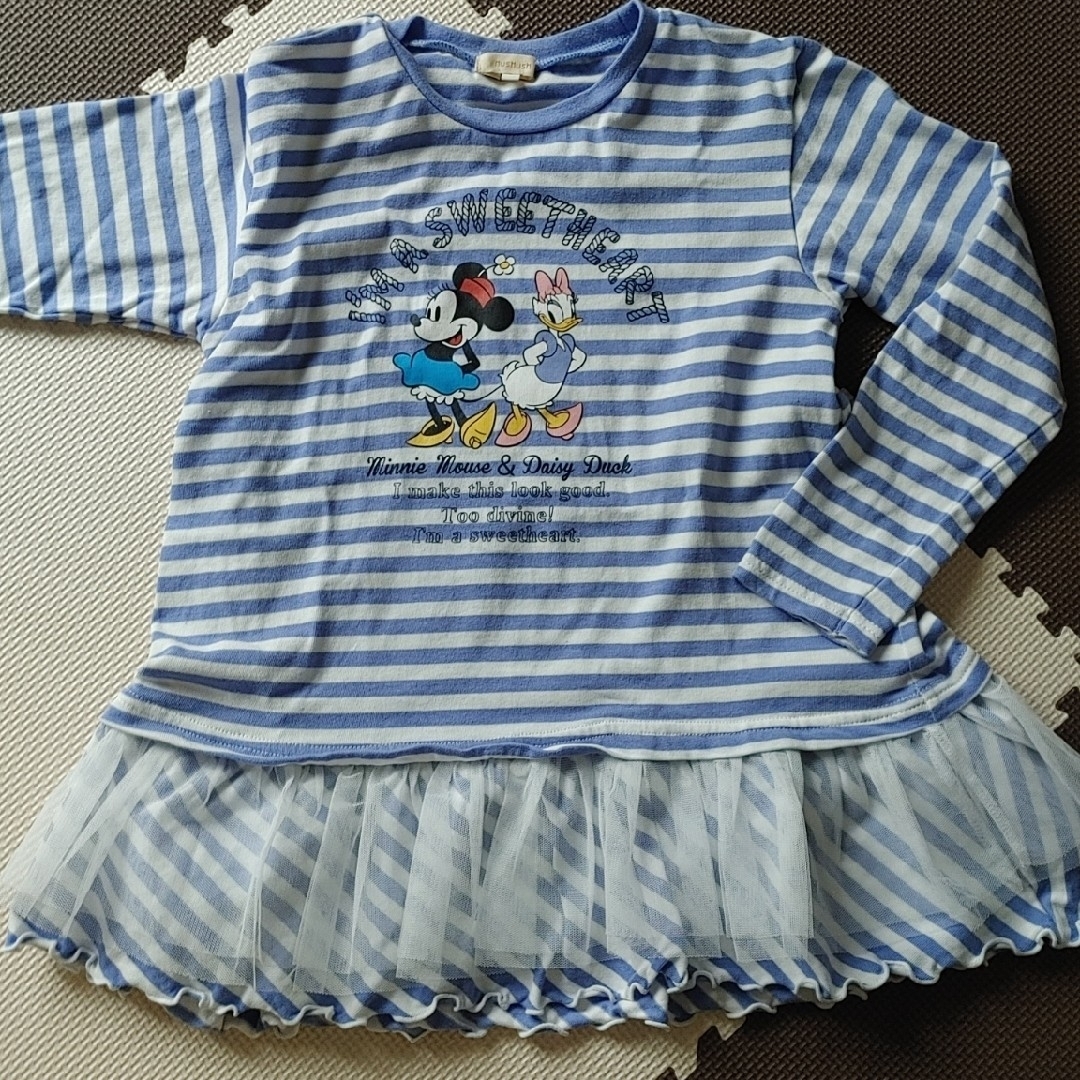 HusHush(ハッシュアッシュ)の長袖　Tシャツ キッズ/ベビー/マタニティのキッズ服女の子用(90cm~)(Tシャツ/カットソー)の商品写真