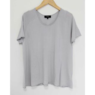 セオリー(theory)の【夏物 新入荷】●theory/セオリー●DRESS UP２ RELAXEDPO/プルオーバーニット/ラウンドネック ライトグレー レディース S【中古】夏 814042(ニット/セーター)