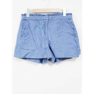 ジェイクルー(J.Crew)の【夏物 新入荷】☆J.CREW/ジェイクルー☆フリルショートパンツ/ショートパンツ/ハーフパンツ/短パン/ポケット/カジュアル/無地 ブルー/青 レディース 4【中古】夏 814042(その他)