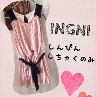 イング(INGNI)のINGNI 新品同様☆ ワンピ(チュニック)