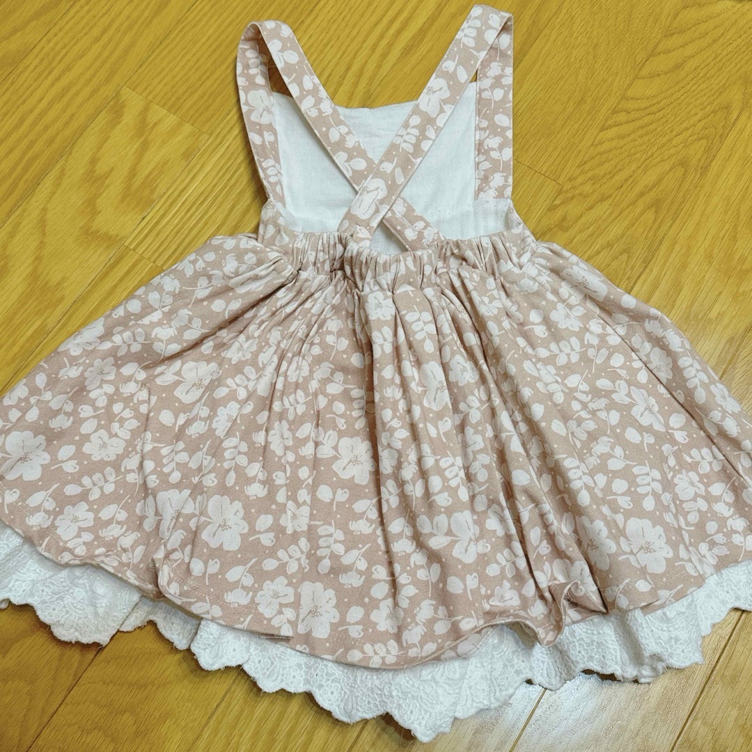 sweet honey スイハニ　エプロンワンピース　18M キッズ/ベビー/マタニティのキッズ服女の子用(90cm~)(スカート)の商品写真