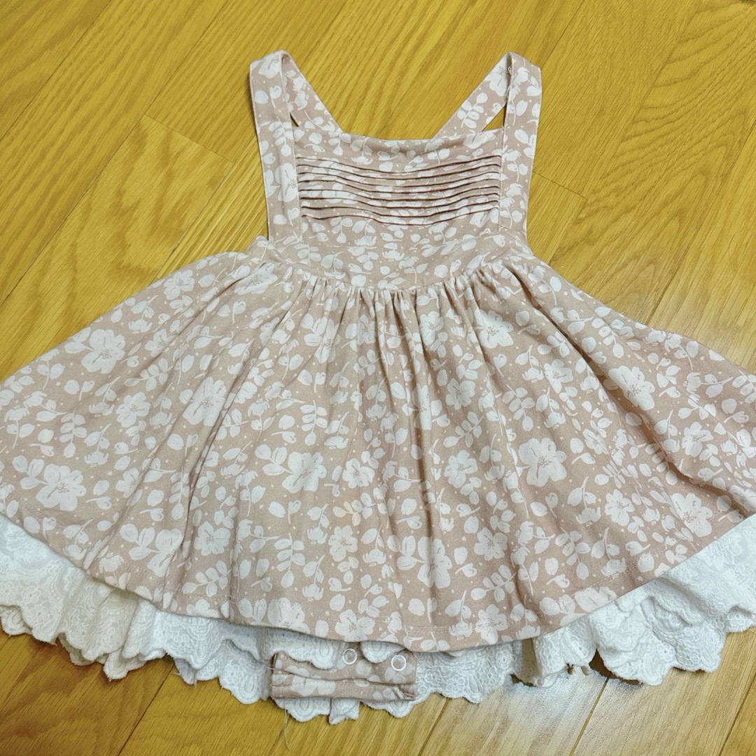 sweet honey スイハニ　エプロンワンピース　18M キッズ/ベビー/マタニティのキッズ服女の子用(90cm~)(スカート)の商品写真