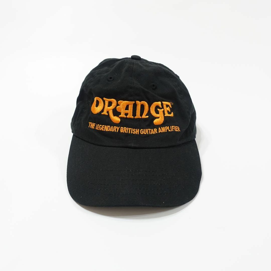 【美品】ORANGE キャップ クリーニング済 アジャスター 帽子 ブラック メンズの帽子(キャップ)の商品写真