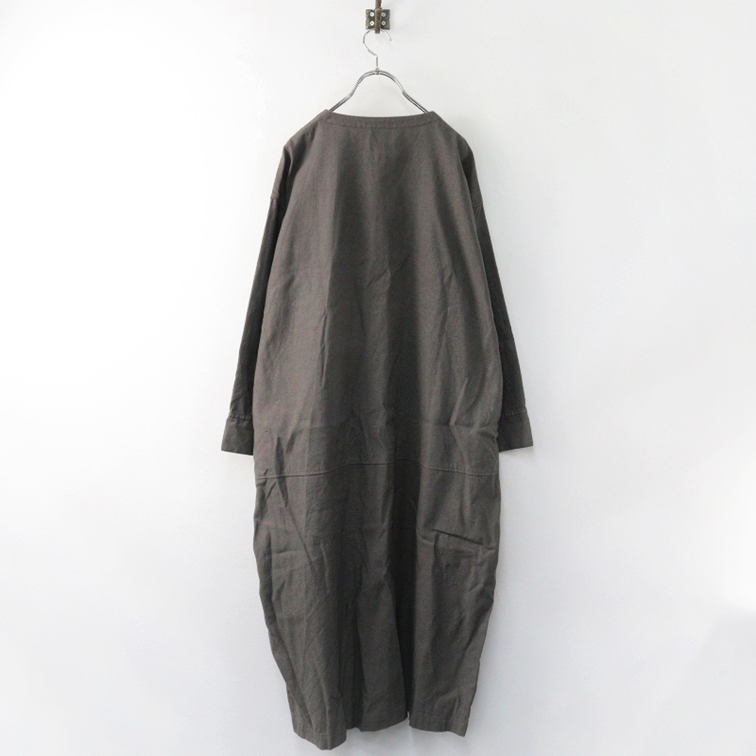 nest Robe(ネストローブ)の2023SS ネストローブ nest Robe UpcycleLino コクーンワンピース F/チャコールグレー【2400013827645】 レディースのワンピース(その他)の商品写真